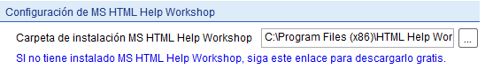 5. Configuración de Microsoft HTML Help Workshop