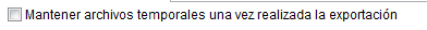 5. Mantener archivos temporales