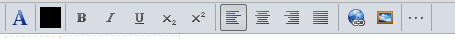 5. Barra de herramientas del editor de texto