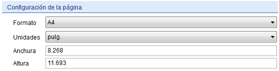 2. Configuración de la página