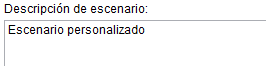 2. Descripción de escenario