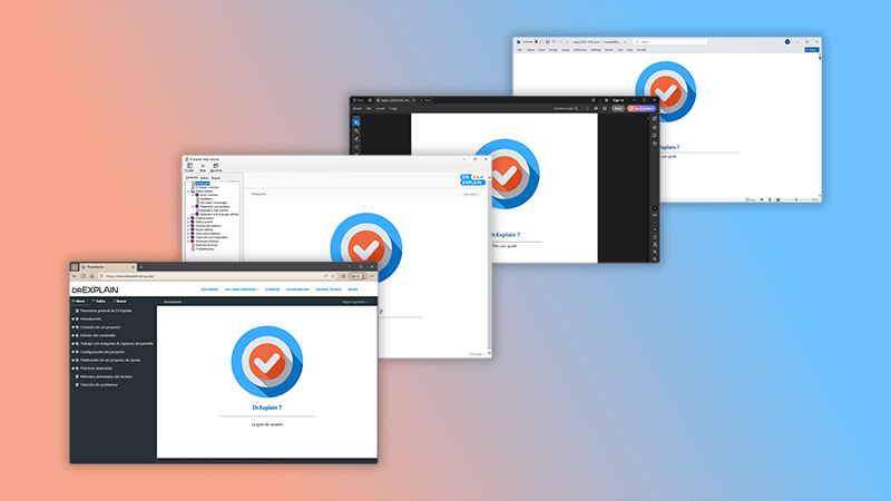 Cree manuales de usuario en varios formatos
