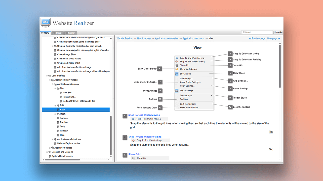 herramienta de autoría de ayuda para editar capturas