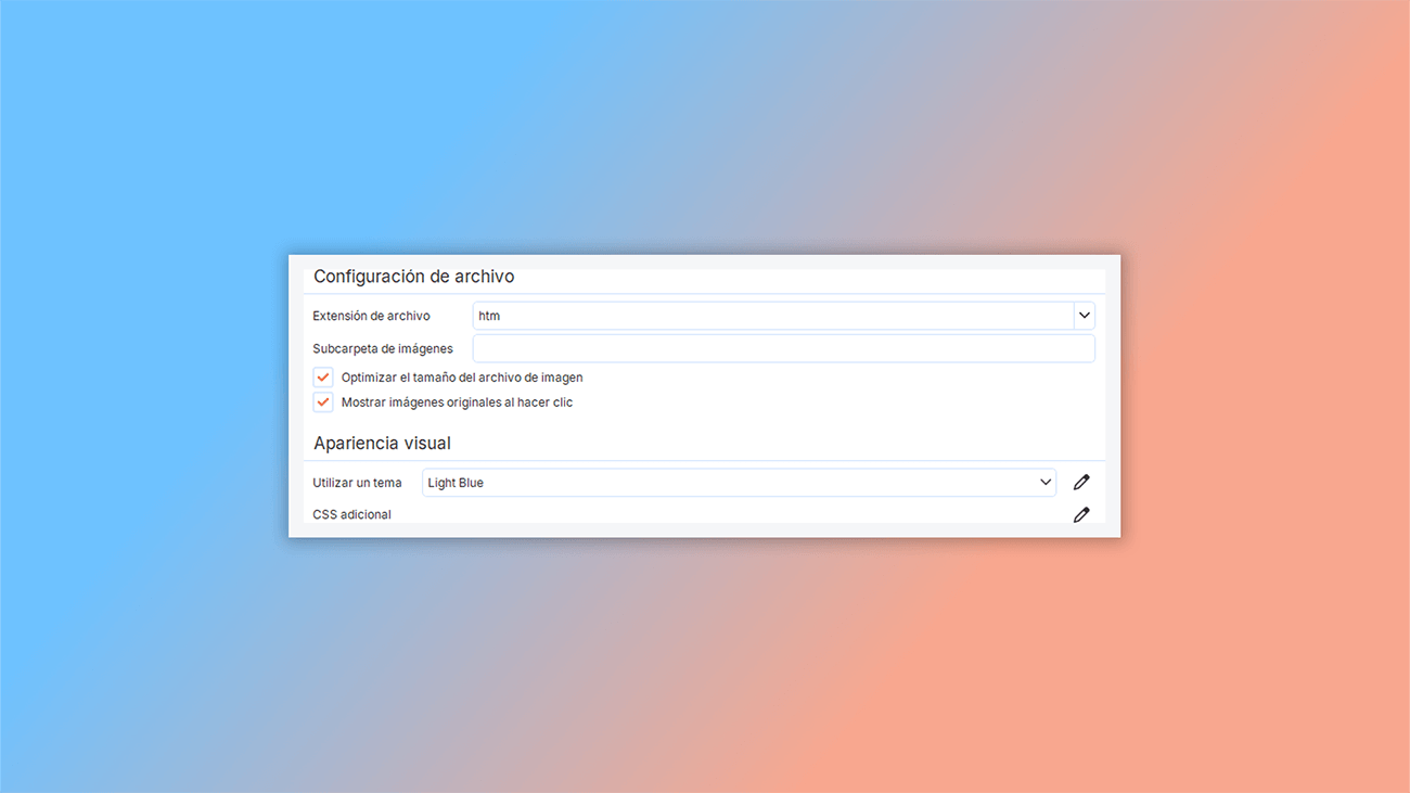 Personalización de estilos con CSS