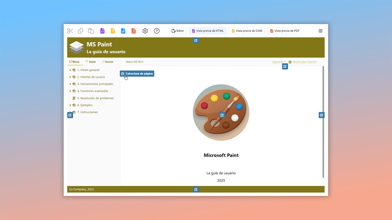 Cómo personalizar una guía de usuario en línea en una herramienta de autoría de ayuda