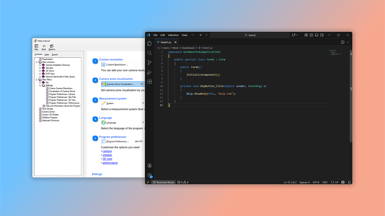 cómo crear archivos de mapa de ID de contexto de ayuda