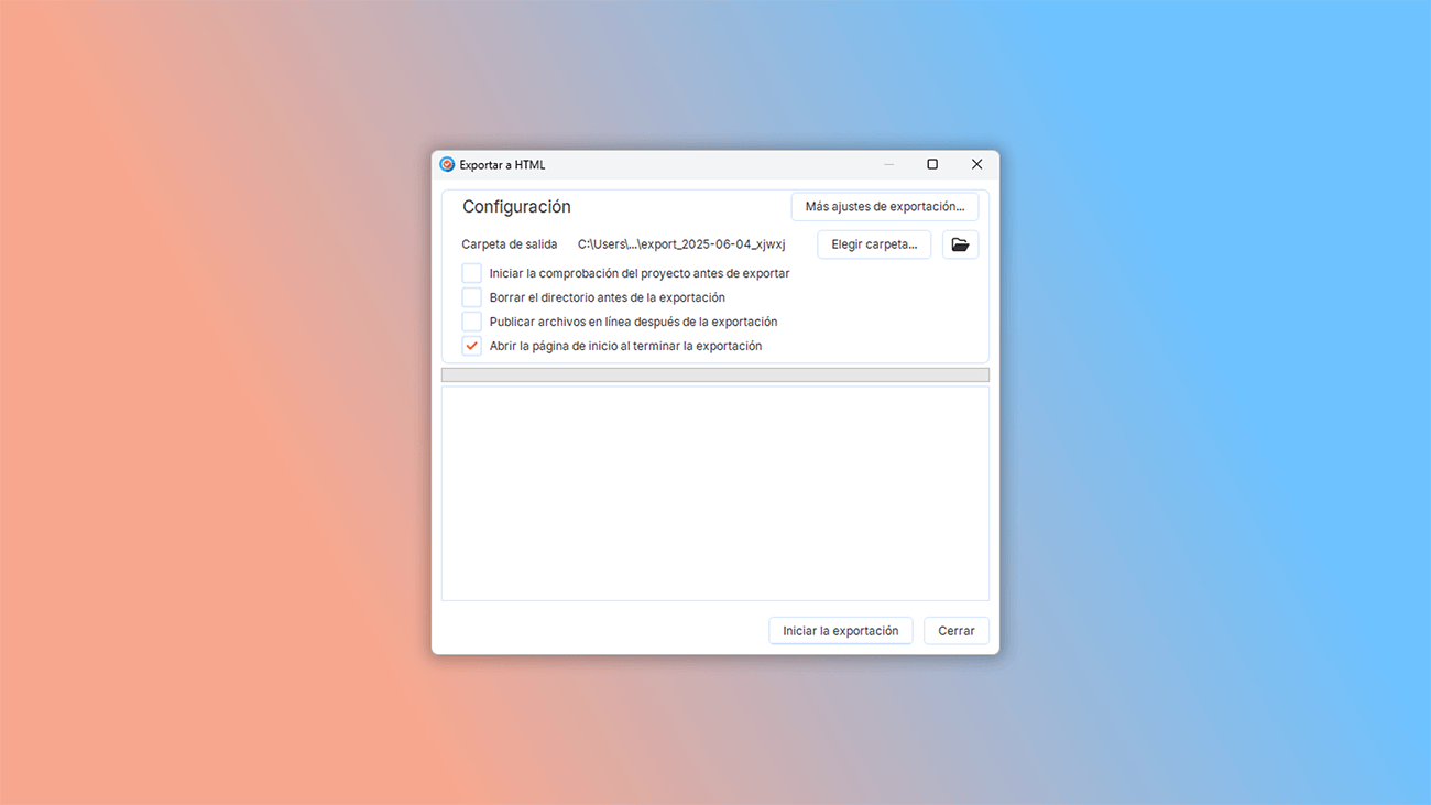 Cómo exportar una guía de usuario en línea en una herramienta de autoría de ayuda
