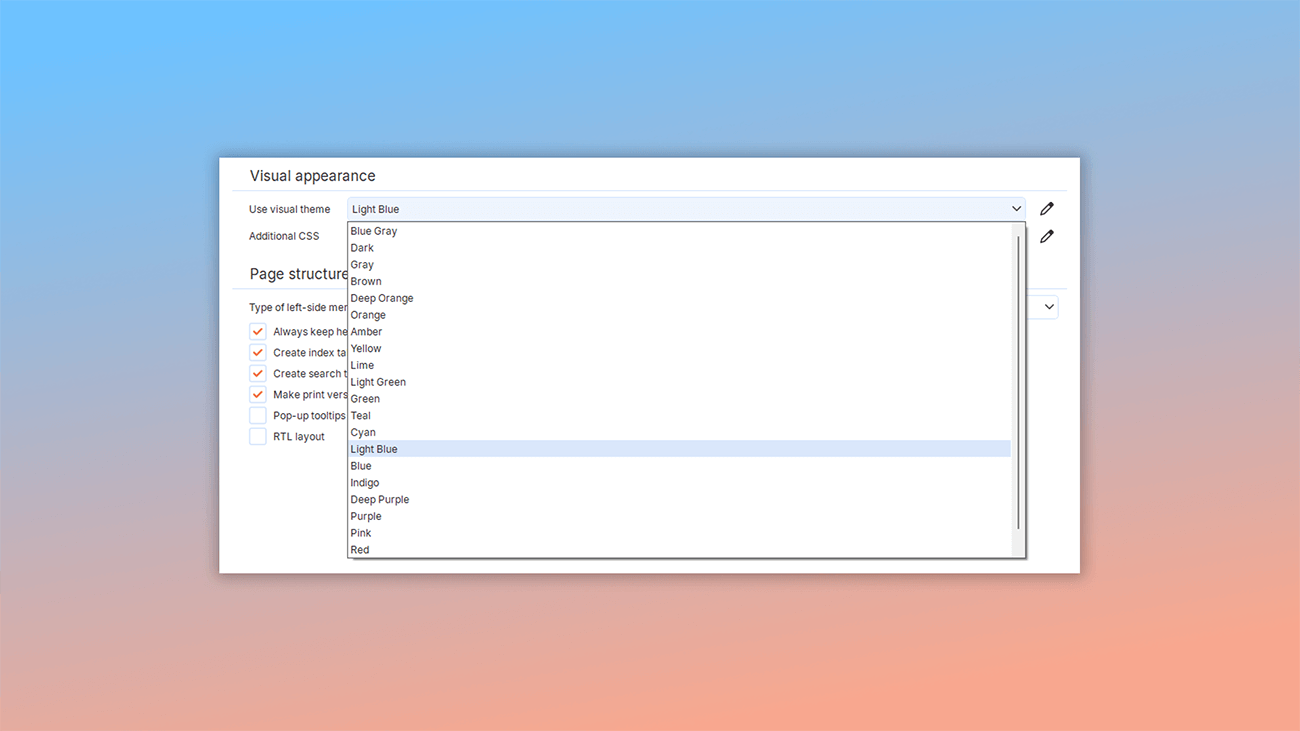 usar temas en la herramienta de creación de ayuda