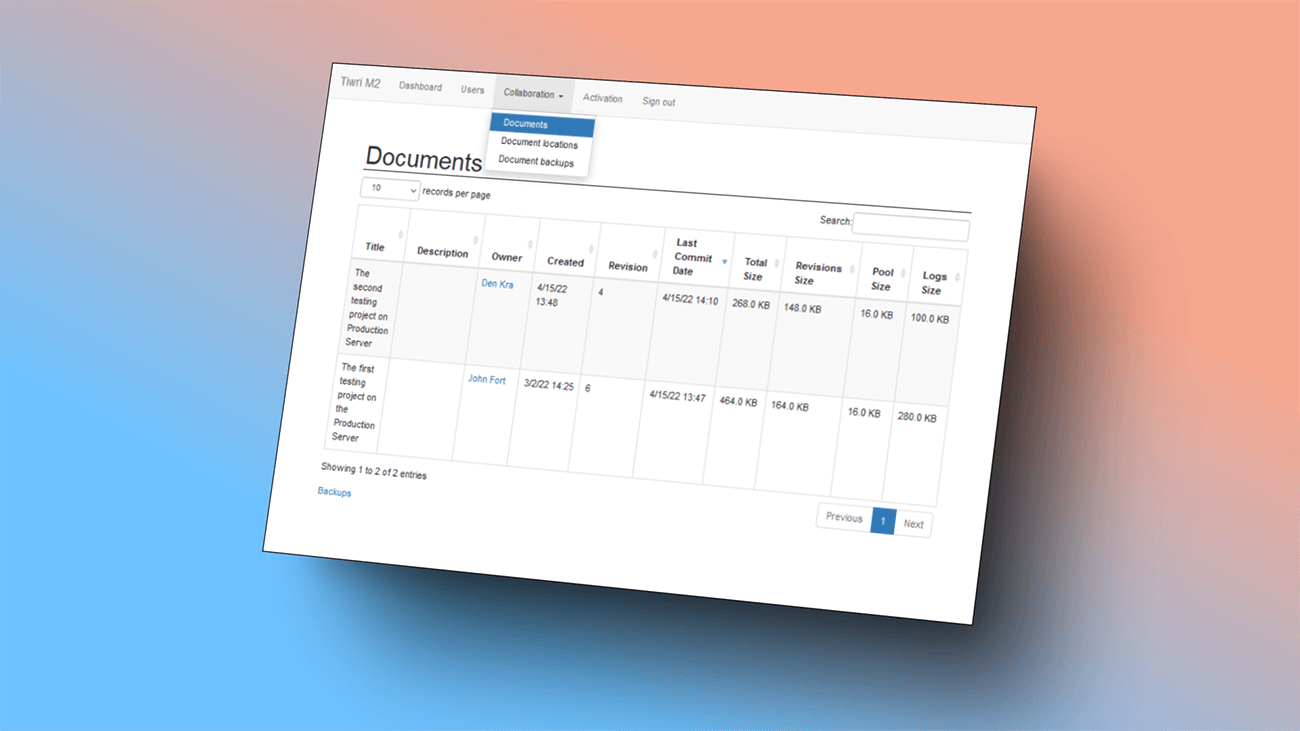 Uso del servicio Tiwri.com