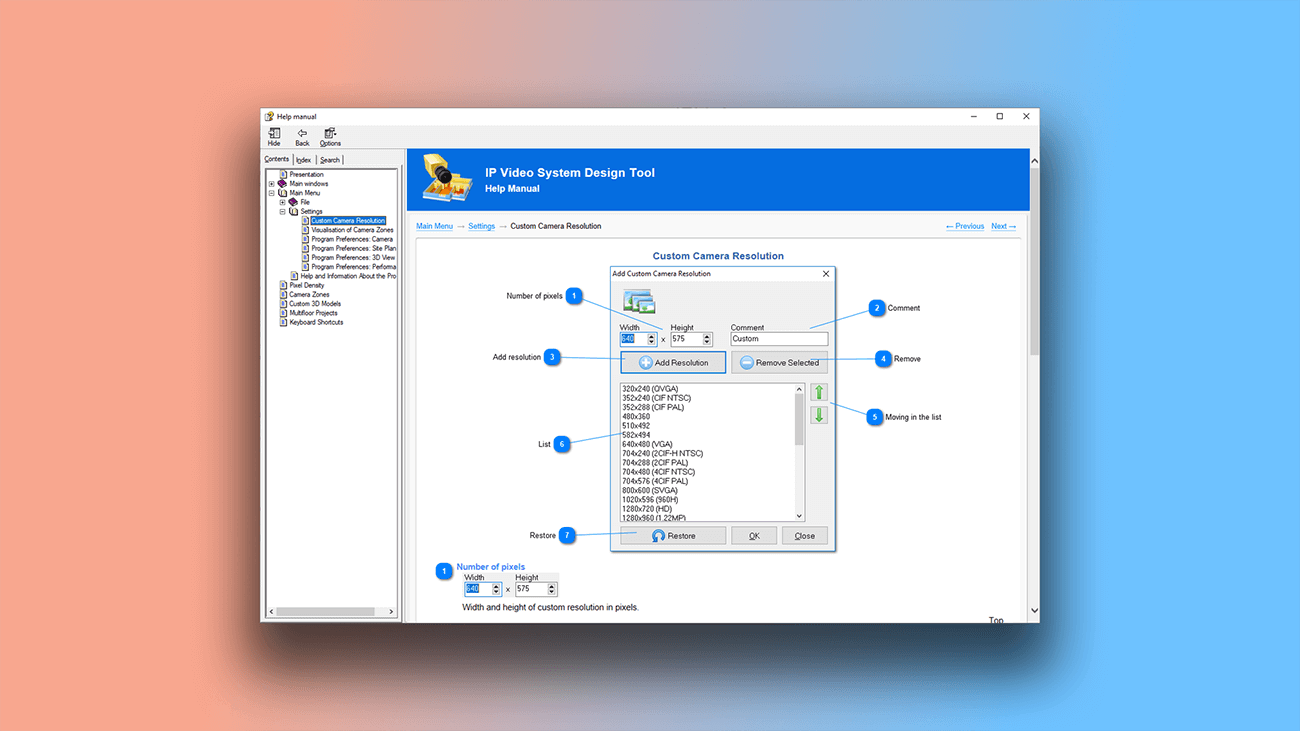 documentación de usuario del programa